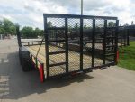 7x20 Heavy Duty Straight Deck Utility Trailer (2) 5,200lb Axles With (2) Side Gates 10K GVWR - Image 5