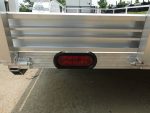 7' x 18' All Aluminum Utility Trailer Dual Axle Straight Deck 7K GVWR - Image 9