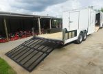 8.5' x 20' White V-Nose Hybrid Enclosed Trailer – Dual 7K Axles - Image 9