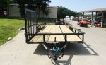 7x20 Dovetail Utility Trailer with Side Gate (2) 3,500lb Axles 7K GVWR - Image 2