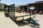 7x20 Dovetail Utility Trailer with Side Gate (2) 3,500lb Axles 7K GVWR - Image 4