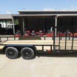 7x20 Dovetail Utility Trailer with Side Gate (2) 3,500lb Axles 7K GVWR