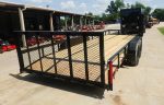 7x20 Dovetail Utility Trailer with Side Gate (2) 3,500lb Axles 7K GVWR - Image 5
