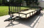 7x20 Dovetail Utility Trailer with Side Gate (2) 3,500lb Axles 7K GVWR - Image 9