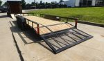 7x20 Dovetail Utility Trailer with Side Gate (2) 3,500lb Axles 7K GVWR - Image 10