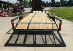 7x20 Dovetail Utility Trailer with Side Gate (2) 3,500lb Axles 7K GVWR - Image 11