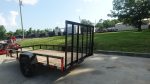 6.4x12 Straight Deck Utility Trailer 3,500lb Axles Tall Gate - Image 9