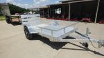 5' x 10' Aluminum Utility Trailer W Gate and Mag Wheels 3500lb Axle - Image 3