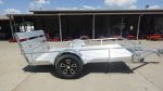 5' x 10' Aluminum Utility Trailer W Gate and Mag Wheels 3500lb Axle - Image 6