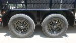 7x16 Dovetail Debris Utility Trailer 2ft Mesh Sides (2) 3500lb Axles 7K GVWR - Image 13