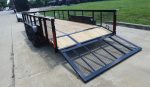 7x16 Dovetail Debris Utility Trailer 2ft Mesh Sides (2) 3500lb Axles 7K GVWR - Image 10