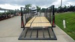 6.4x16 Dovetail Utility Trailer with 4ft Mesh Side (2) 3,500lb Axles - Image 6