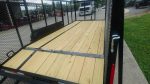 6.4x16 Dovetail Utility Trailer with 4ft Mesh Side (2) 3,500lb Axles - Image 14