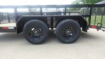 6.4x14 Dovetail Utility Trailer with 2ft Mesh Sides (2) 3500lb Axle - Image 13