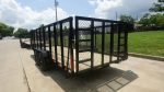 7x20 Heavy Duty Straight Deck Utility Trailer 4ft Mesh Sides (2) 5,200lb Axles - Image 6