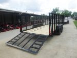 7x20 Heavy Duty Straight Deck Utility Trailer 4ft Mesh Sides (2) 5,200lb Axles - Image 10