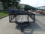 6.4x18 Utility Trailer with 2FT Mesh Sides & Gate (2) 3,500LB Axles GVWR 7K - Image 2