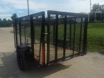 5x8 Straight Deck Utility Trailer with 4ft Mesh Side 3500lb Axle - Image 5
