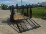 5x8 Straight Deck Utility Trailer with 4ft Mesh Side 3500lb Axle - Image 11