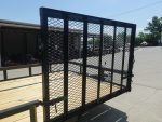 7x20 Powder Coated Straight Deck Utility Trailer with Side Gate (2) 3,500lb Axles - Image 10
