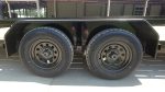 7x20 Powder Coated Straight Deck Utility Trailer with Side Gate (2) 3,500lb Axles - Image 22