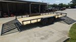 7x20 Powder Coated Straight Deck Utility Trailer with Side Gate (2) 3,500lb Axles - Image 12