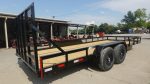 7x20 Heavy Duty Straight Deck Utility Trailer (2) 5,200lb Axles with Brakes 10K GVWR - Image 9