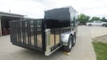 7x16 Black Hybrid Enclosed Trailer (2) 7000LB Axles Storage 14 Ply Tires - Image 6