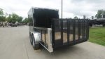 7x16 Black Hybrid Enclosed Trailer (2) 7000LB Axles Storage 14 Ply Tires - Image 8