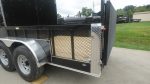 7x16 Black Hybrid Enclosed Trailer (2) 7000LB Axles Storage 14 Ply Tires - Image 12