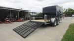 7x16 Black Hybrid Enclosed Trailer (2) 7000LB Axles Storage 14 Ply Tires - Image 11