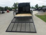 7x16 Black Hybrid Enclosed Trailer (2) 7000LB Axles Storage 14 Ply Tires - Image 10