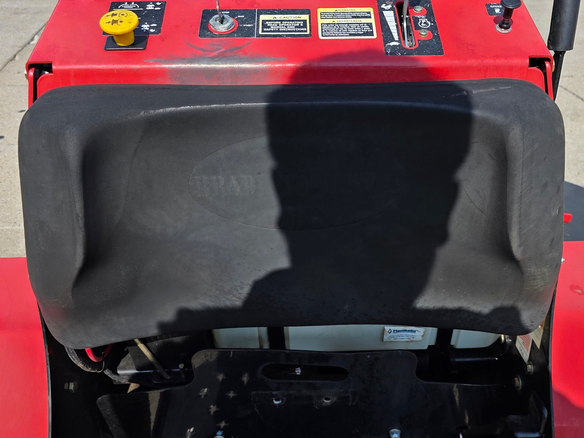 Used Bradley 52SC-BS26 52" Stand On Compact Zero Turn Mower (0569) - Image 10