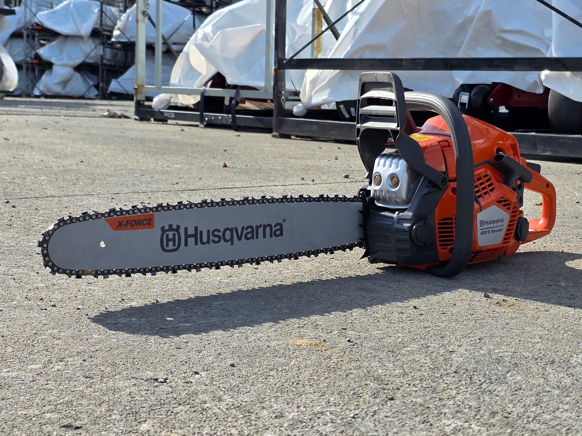 Husqvarna 450 Rancher 20" Gas Powered Chainsaw (Unboxed) - Image 3