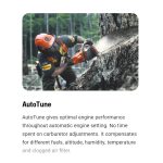 Husqvarna 545 II Gas-Powered 50.1cc X-Torq .050 Gauge 16" Chainsaw (Unboxed) - Image 3