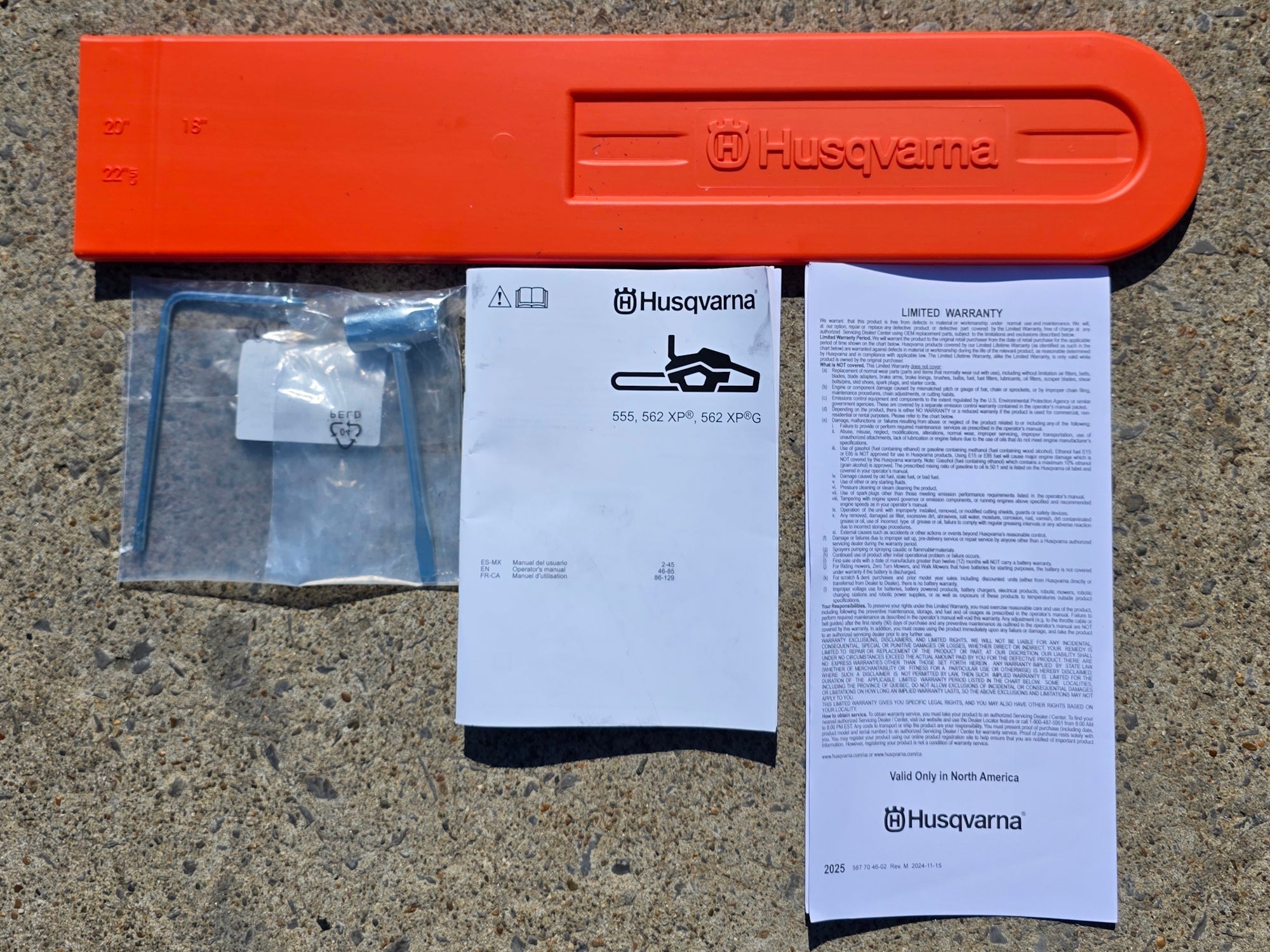 Husqvarna 555 20" Chainsaw Professional .050 Gauge 59.8cc X-Torq AutoTune Engine (Unboxed) - Image 10