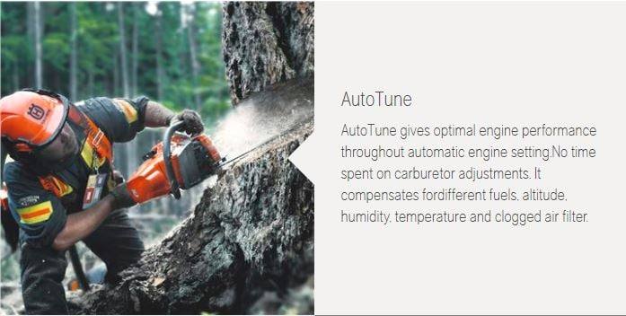 Husqvarna 555 24" Chainsaw Professional .050 Gauge 59.8cc X-Torq AutoTune (Unboxed) - Image 9