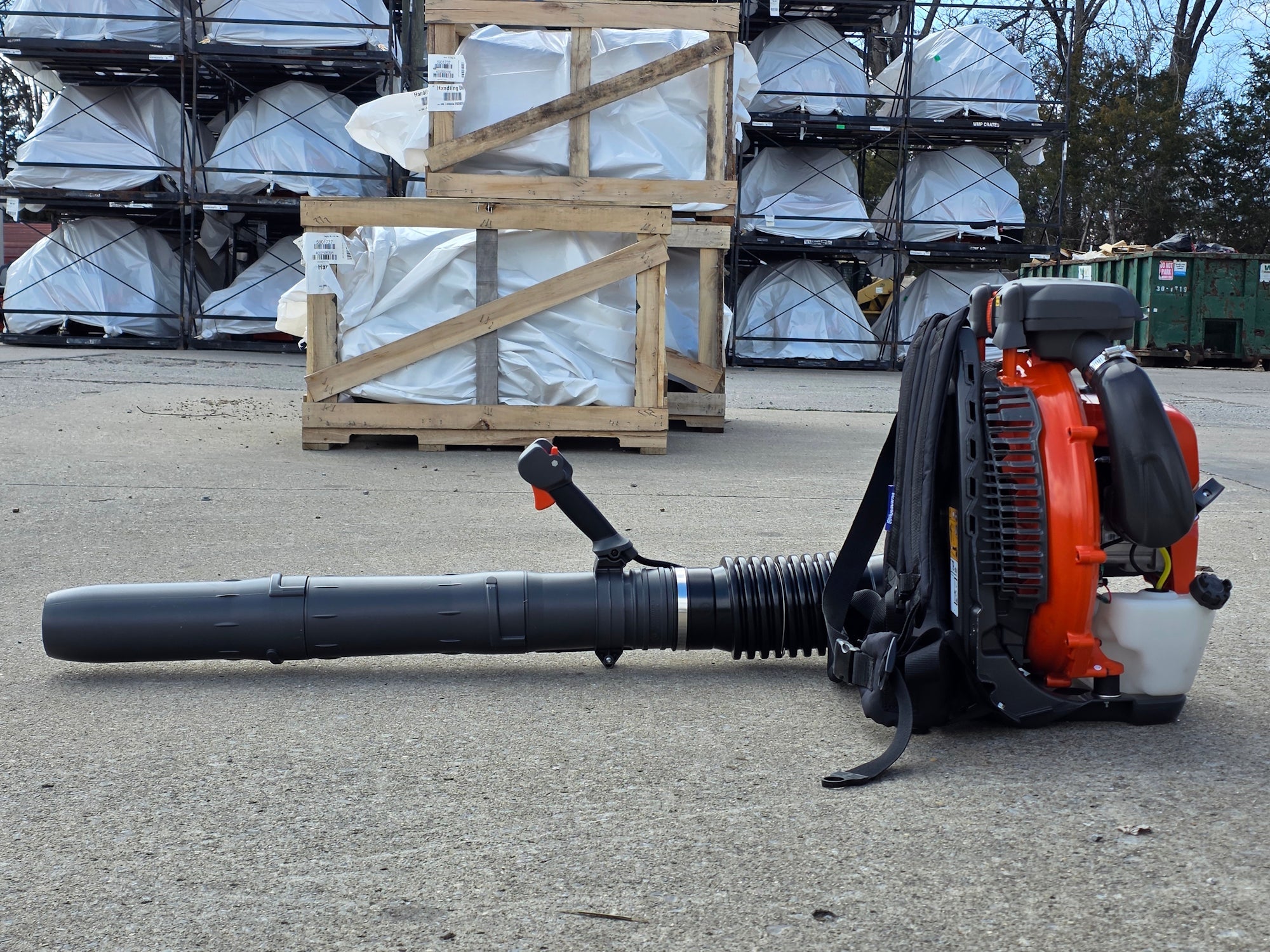 Husqvarna 580BTS Mark III Backpack Leaf Blower 75.6cc X-Torq Engine (Unboxed) - Image 4