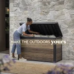 Keter Signature Decocoat Walnut 757L Garden storage box 900mm 1517mm - Image 8