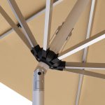 Beige 9ft Patio Umbrella Remote Control - Image 13