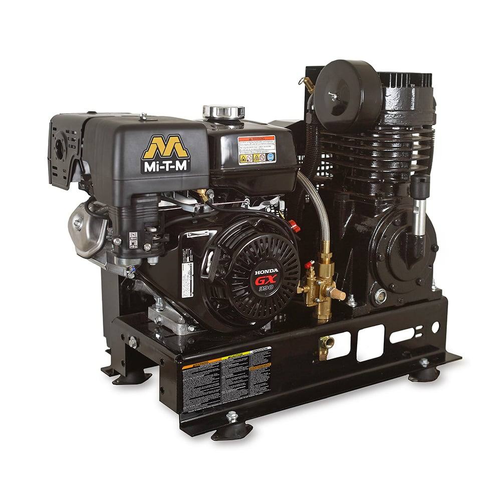 abs-13h-b_1 MI-T-M ABS-14M-B Base-Mount 420cc Mi-T-M OHV Air Compressor - Image 1