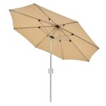 Beige 9ft Patio Umbrella Remote Control - Image 17