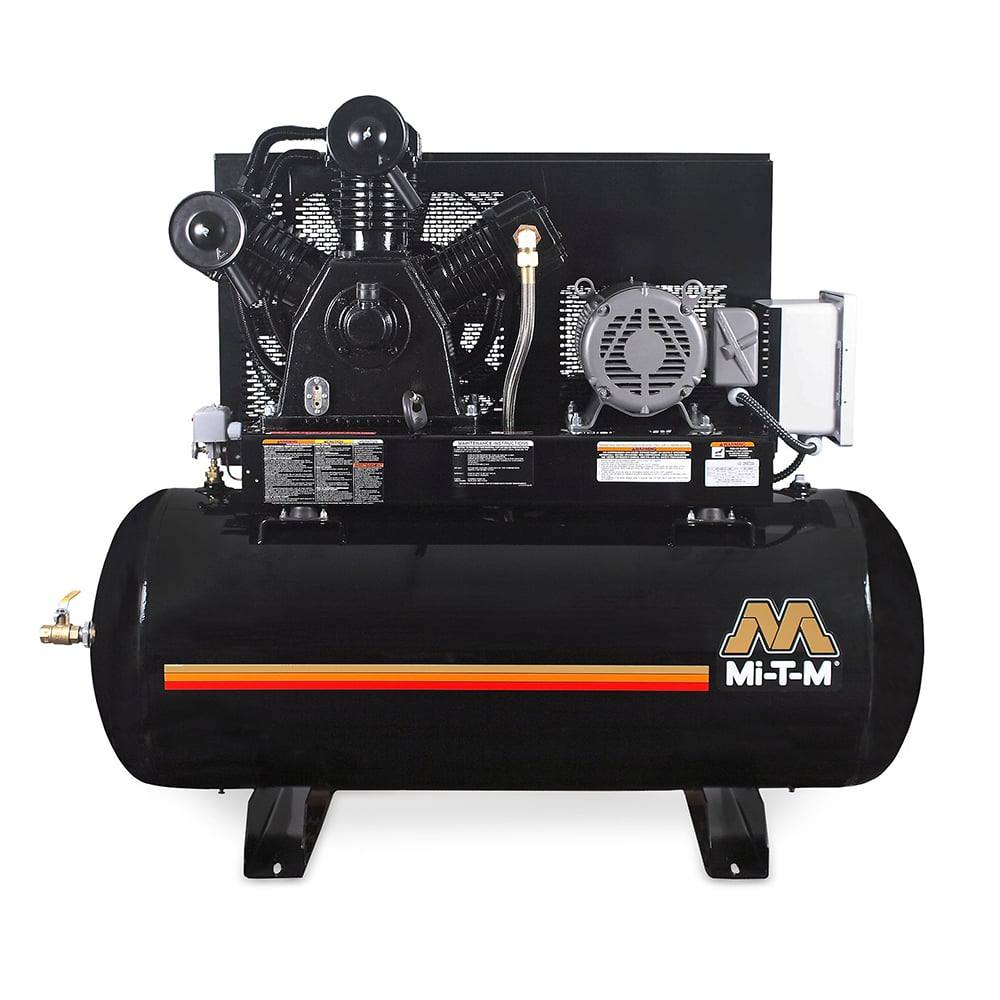 aes-46315-120h_1_1 MI-T-M AES-46315-120H 120-Gallon 15 HP 460V Air Compressor - Image 1
