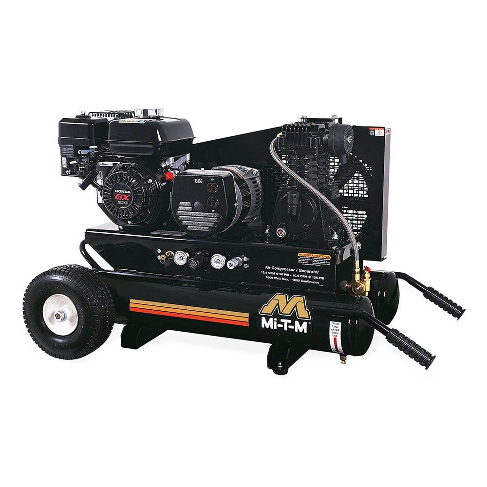 ag1-ph65-08m1 MI-T-M AG1-PH65-08M1 8-Gallon 196cc Honda 1-Stage Generator - Image 1