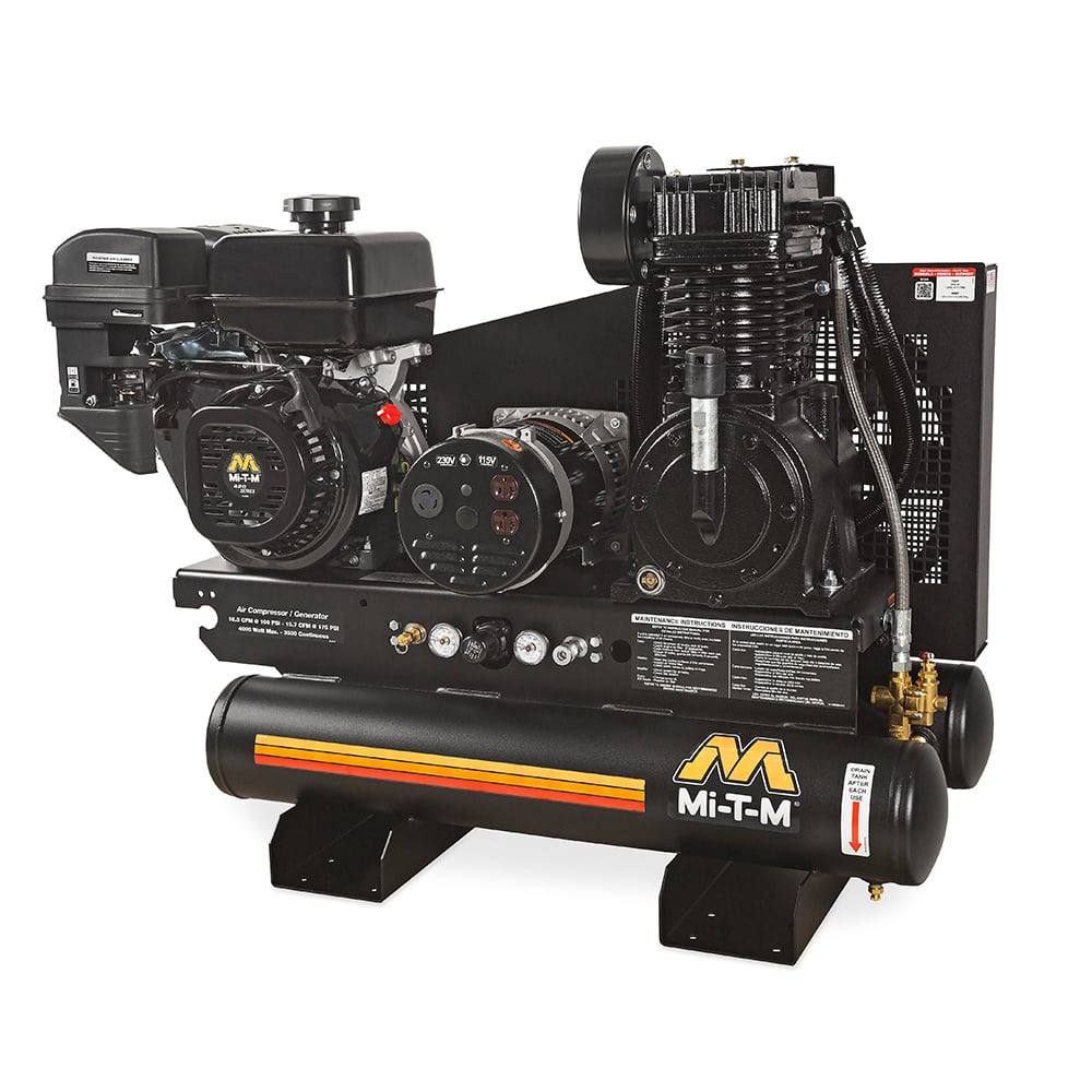 ag2-sm14-08m1 MI-T-M AG2-SM14-08M1 8-Gallon 429cc Kohler 2-Stage Generator - Image 1