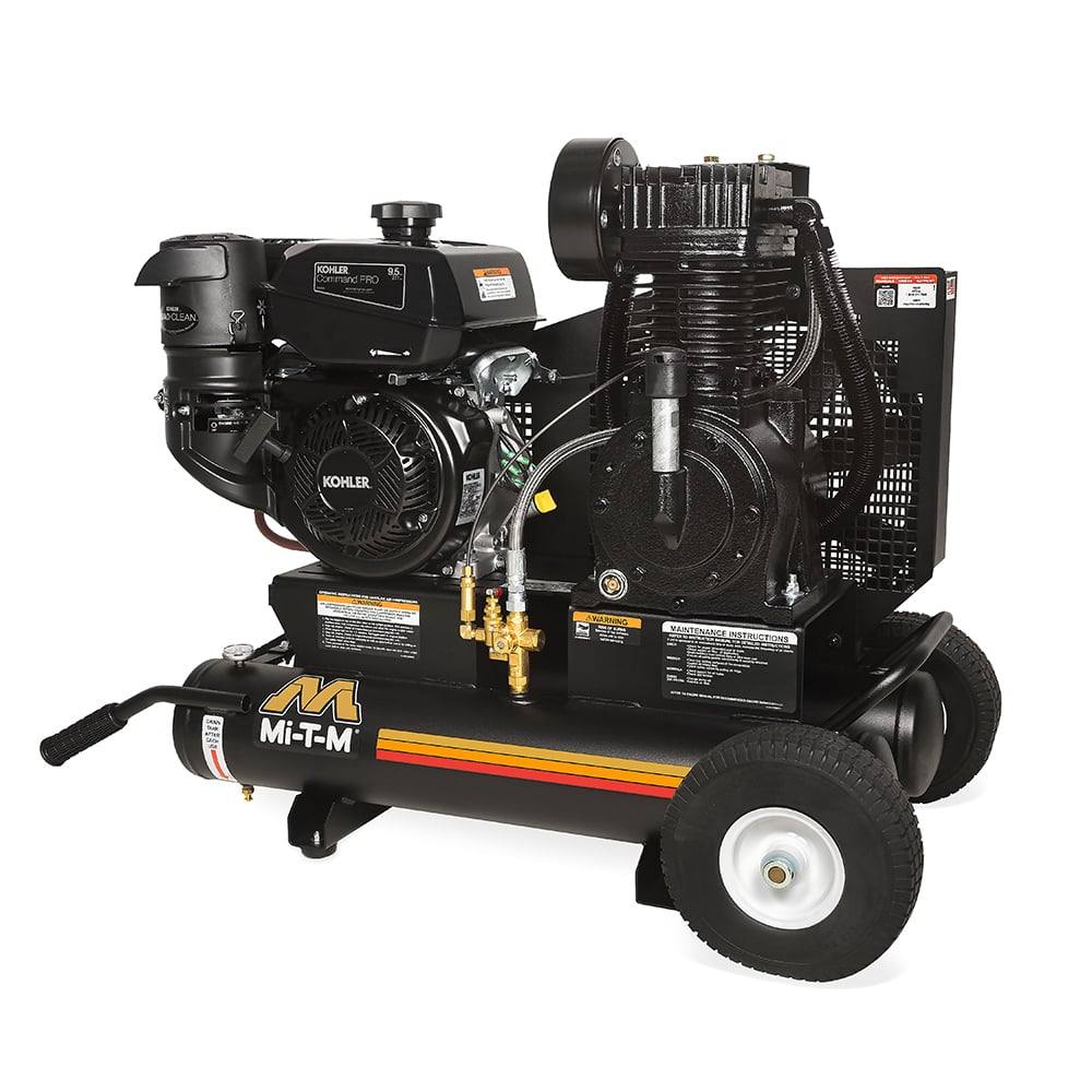 am2-pk95-08m-9-18 MI-T-M AM2-PK95-08M 8-Gallon 277cc Kohler Air Compressor - Image 1