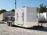 Enclosed Utility Hybrid Trailer 7'x20' - Lawn Mower Equipment Hauler Storage - Image 6