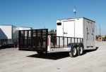Enclosed Utility Hybrid Trailer 7'x20' - Lawn Mower Equipment Hauler Storage - Image 4