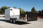 Enclosed Utility Hybrid Trailer 7'x20' - Lawn Mower Equipment Hauler Storage - Image 5