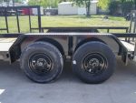 7x14 Utility Trailer with Side Gate and Dbl Brake (2) 3,500lb Axle - Image 11